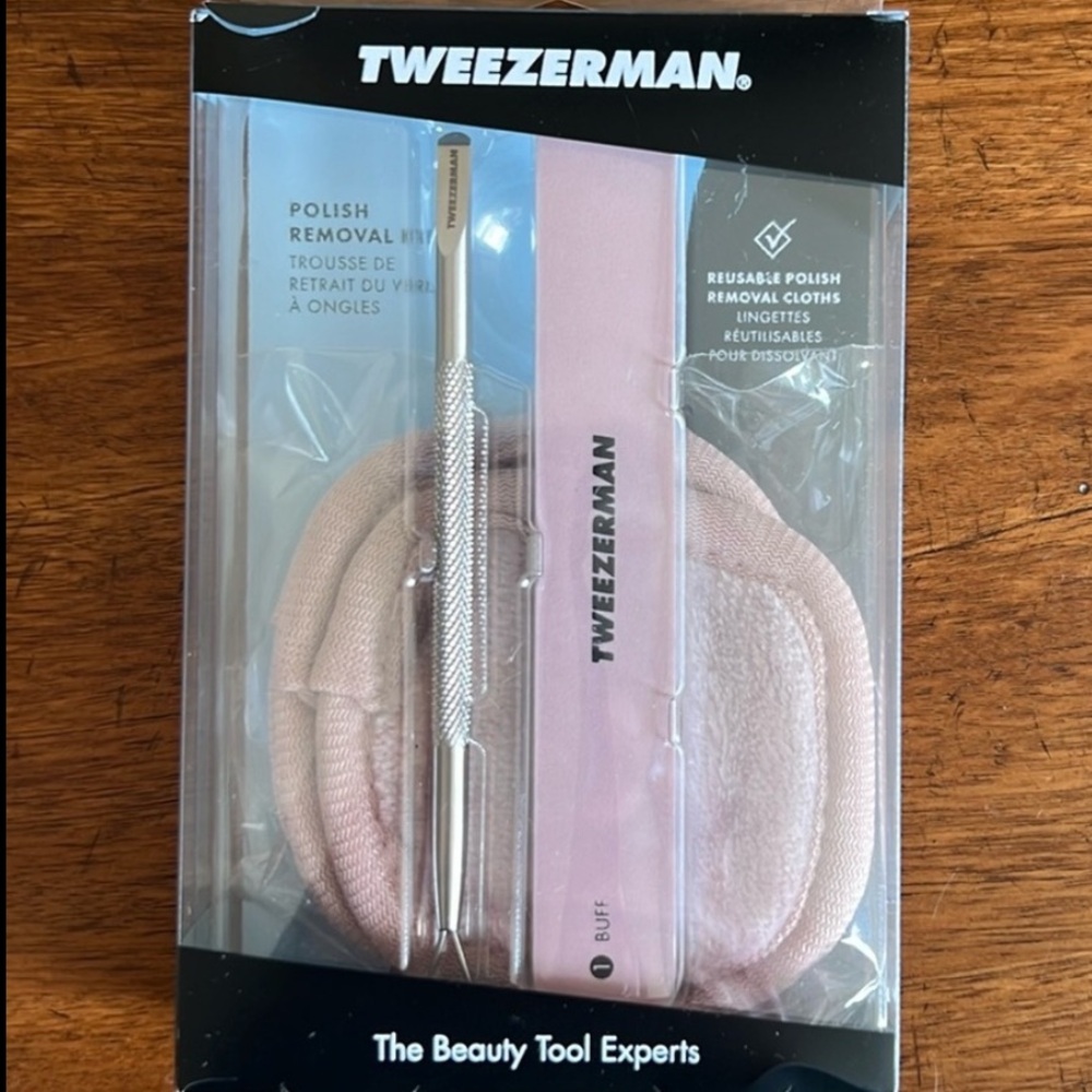 Tweezerman Nail Polish Removal Kit NWT